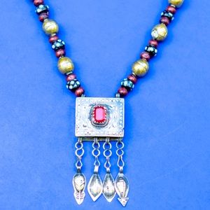 Tribal Silver Necklace